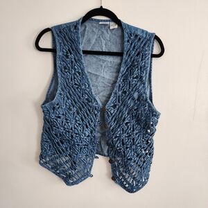 Denim Vest size M